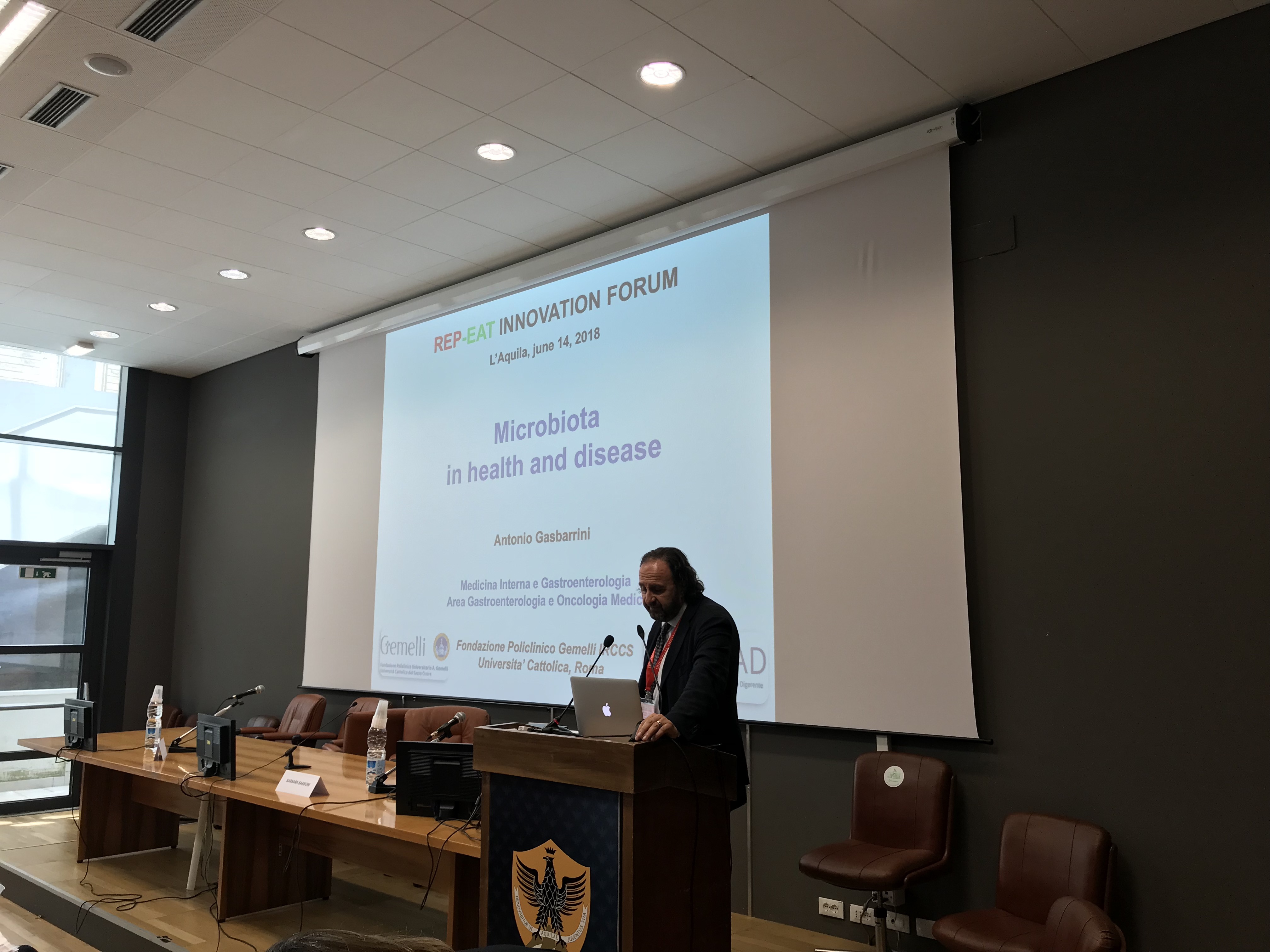 Prof. Antonio Gasbarrini, Rep-Eat Innovation Forum 2018